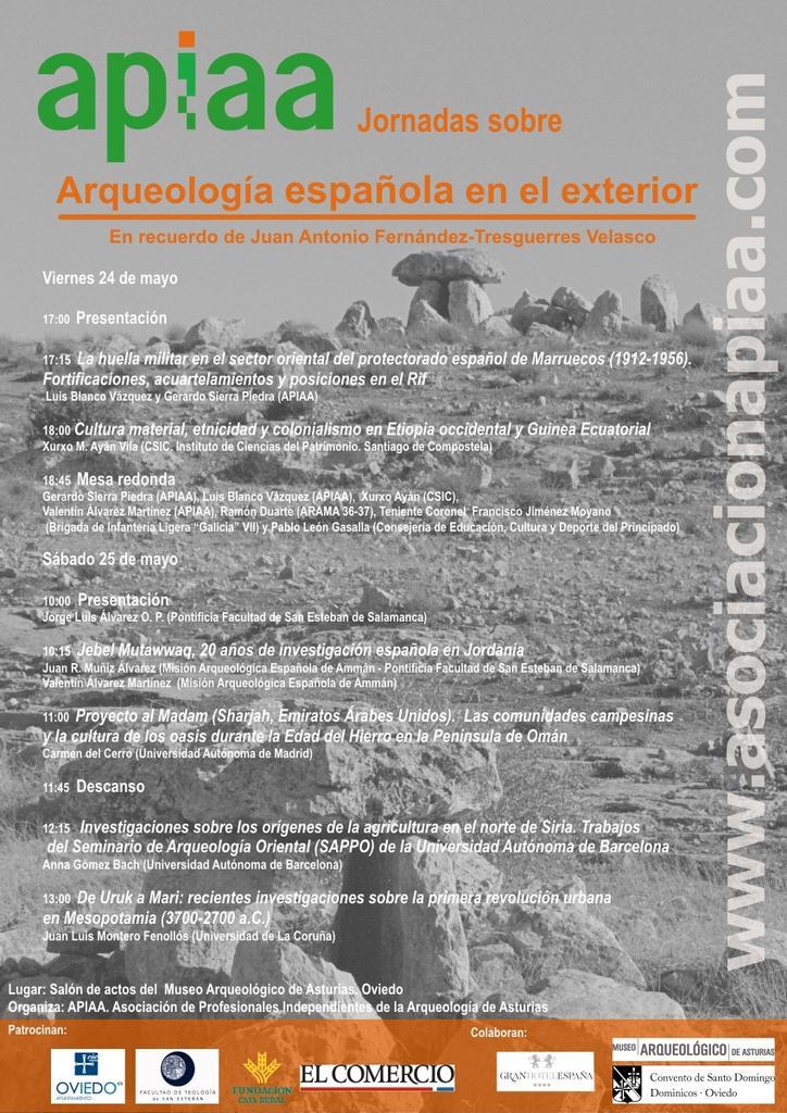 Jornadas de Arqueología española en el exterior_APIAA_2013