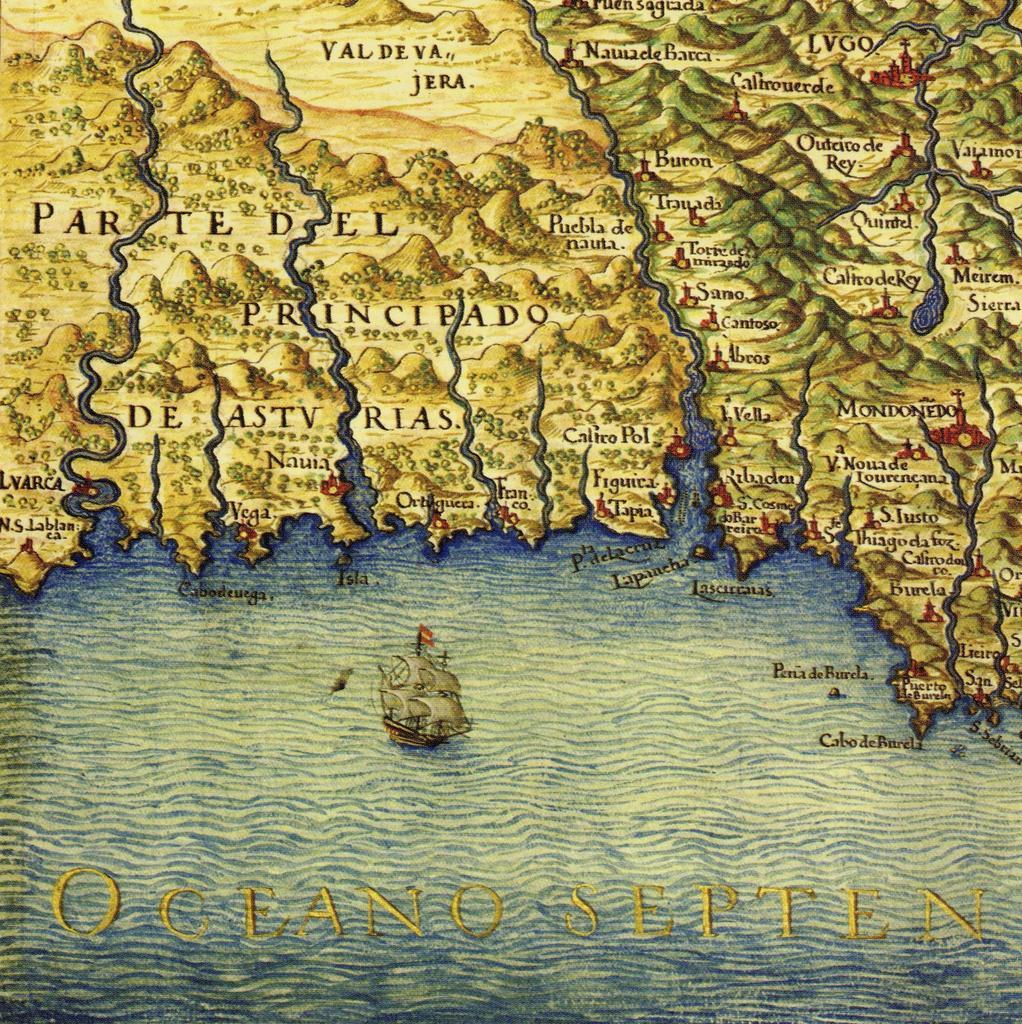 Plano general costa Galicia_Texeira 1634